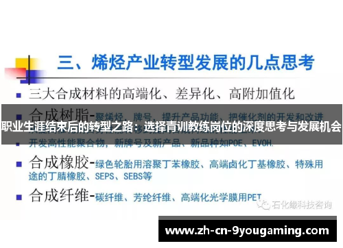 职业生涯结束后的转型之路：选择青训教练岗位的深度思考与发展机会